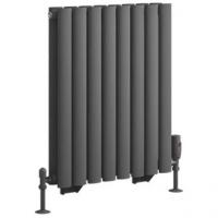 Tunstall Double 600 x 471 Radiator Matt Anthracite