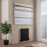 Tunstall Double 600 x 1061 Radiator Matt White