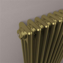 Eastbrook Leonardo 1200 x 600 Brushed Brass Radiator