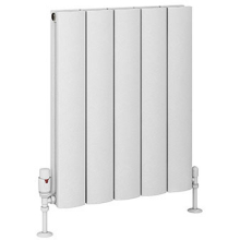 Eastbrook Guardia 600 x 470 Matt White Horizontal Designer Radiator