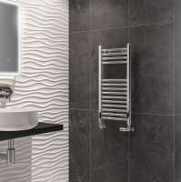 Eastbrook Wingrave 1800 x 600 Curved Chrome Towel Radiator