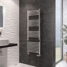 Eastbrook Wingrave 1400 x 400 Chrome Towel Radiator