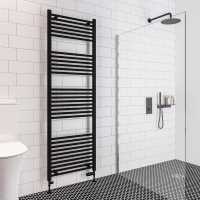 Eastbrook Wingrave 1000 x 500mm Matt Black Towel Radiator