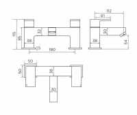 Niagara Elsden Bath Shower Mixer Tap