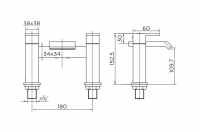 Niagara Elsden Monobloc Basin Mixer Tap