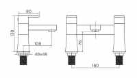 Niagara Finsbury Bath Shower Mixer Tap