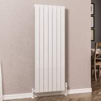 DQ Vulcano Single 1771 x 400 White Vertical Radiator