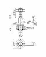 Niagara Bayswater Traditional Basin Mixer Tap