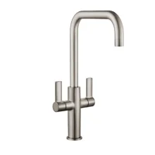 Francis Pegler Brushed Nickel Jeroni Horizontal Kitchen Tap - CLEARANCE
