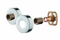 Deluxe Fast Fit Shower Valve Fixing Kit - Round - Niagara