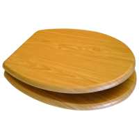 Antique Pine MDF Toilet Seat - Euroshowers