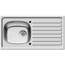 Pyramis Opis 940 x 490mm 1 Bowl Kitchen Sink with Drainer