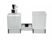 Inda Lea Double Tumbler and Soap Dispenser A1810D
