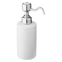 Burlington Traditional White & Chrome Liquid Soap Dispenser A48