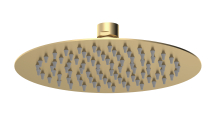 Nuie Round Brushed Brass 200mm Shower Head