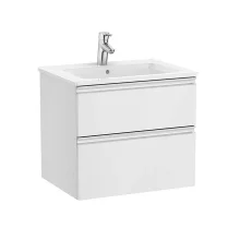 Roca The Gap 550mm 2 Drawer Vanity Unit & Basin - Gloss White