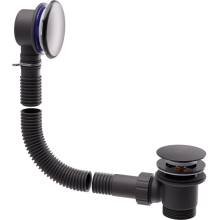 Abode Gunmetal Bath Overflow and Clicker Waste