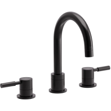 Abode Refine Gunmetal 3 Piece Basin/Bath Tap
