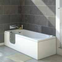 Abalone Walk-in Bath - Easy Access Bath Including Front Panel (1695 x 700mm) Mantaleda