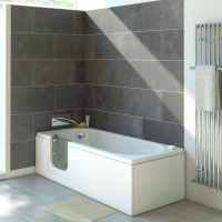Abalone Walk-in Bath - Easy Access Bath Including Front Panel (1500 x 700mm) Mantaleda
