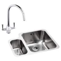 Abode Matrix 1.5 Bowl Right Hand Undermount Stainless Steel Sink & Astral Tap Pack