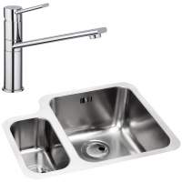 Abode Matrix 1.5 Bowl Right Hand Undermount Stainless Steel Sink & Specto Tap Pack