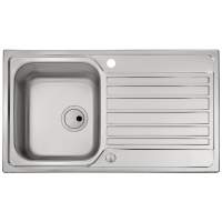 Abode Connekt 1 Bowl Inset Stainless Steel Kitchen Sink & Atlas Tap