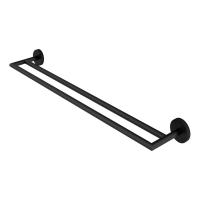 Abacus Iso Pro Double Towel Rail - Matt Black