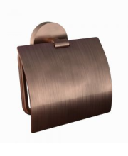Jaquar Continental Antique Copper Toilet Roll Holder With Cover  