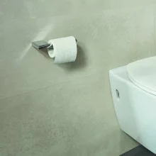 Smedbo Air Chrome Toilet Roll Holder with Cover