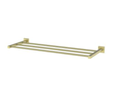 Jaquar Kubix Prime 600mm Brass Matt Towel Shelf   