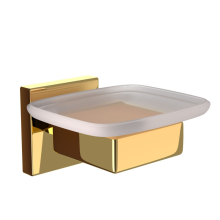 Jaquar Kubix Prime Gold Bright PVD Soap Dish