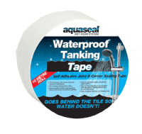 Aquaseal Waterproof Self Adhesive Wetroom Tanking Tape - 10m - Everbuild