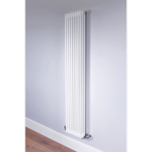 DQ Ardent 1500 x 300mm Gloss White Vertical Radiator