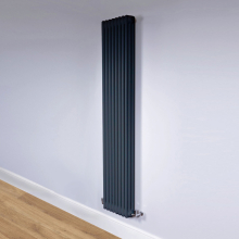 DQ Ardent 1800 x 300mm 3 Column Anthracite Vertical Radiator