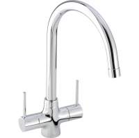 Prima+ 1.5 Bowl R10 Left Hand Inset Undermount Kitchen Sink - Stainless Steel