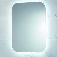 Scudo Aurora Back-lit LED Bathroom Mirror with Shaver Socket - 600 x 800mm
