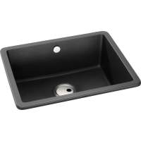 Abode Aspekt 1.5 Bowl & Drainer Granite Inset Kitchen Sink - White