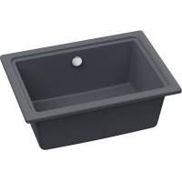 Abode Matrix Square GR15 1.5 Bowl Granite Inset / Undermount Kitchen Sink - White