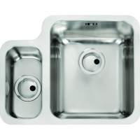 Abode Matrix 1.5 Bowl Left Hand Undermount Stainless Steel Sink & Atlas Tap Pack