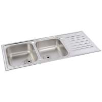 Abode Connekt 1 Bowl Inset Stainless Steel Kitchen Sink & Nexa Tap