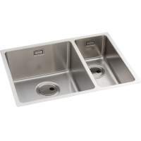 Abode Matrix R0 Square 1 Bowl Undermount Kitchen Sink - Stainless Steel 500mm