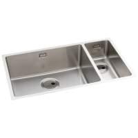 Abode Matrix R15 2 Bowl Undermount / Inset Kitchen Sink - Stainless Steel 700mm