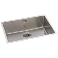 Abode Matrix R15 Large 1.5 Bowl Right Hand Undermount / Inset Kitchen Sink - Stainless Steel