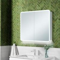 Shetland 600mm 2 Door Front-Lit LED Mirror Cabinet