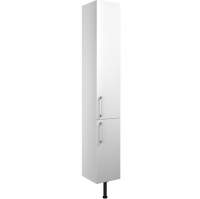Abacot 300mm 2 Door Tall Unit - White Gloss