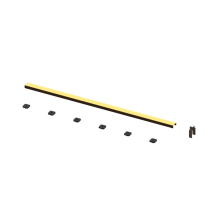Abacus Elements Brushed Brass Infinity Waste Cover 1000mm