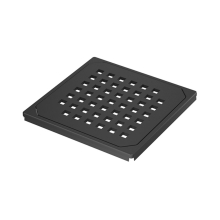 Abacus Elements Matt Black Wetroom Waste Cover
