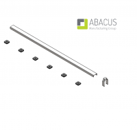 Abacus - Installation & drainage kit for level access tray with square drain