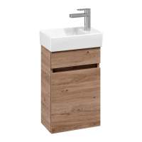 Villeroy & Boch Arto 360 Cloakroom Vanity Unit With RH Basin - Oak Kansas